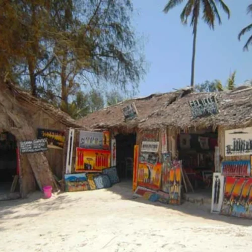 Preciosa tienda en Zanzíbar